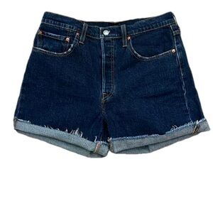 Levi’s Dark Denim Shorts